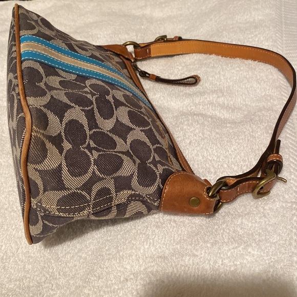 Coach Denim Stripe Mini - Picture 3 of 15